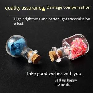 Botellas de Poción Mágica Felix Felicis |   Frascos de Vidrio Transparente con Tapón de Corcho de 5 mm para Perfume, Flores Secas y Abalorios para Joyería DIY - Product Image 3