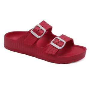 Sandalia plana de EVA con dos correas para <span class=keywords><strong>mujer</strong></span>, Punta abierta, soporte para arco anatomico, con ventosa de tacón, color verde - Product Image 5