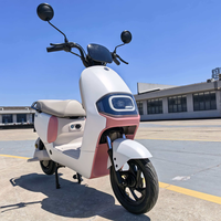 Scooter électrique pour femmes, confortable, léger, pour les trajets quotidiens, couleur mocha, couleur douce macaron, batterie amovible 48V, homologué pour la route européenne, E-Moped