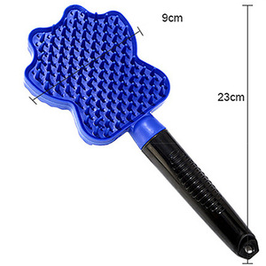 Blue Dog Grooming <b>Brush</b> With Black Handle 23cm Length Convenient <b>Pet</b> Hair Removal Tool - Product Image 1