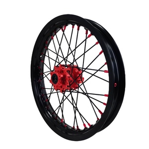适合Talaria MX4 MX3 STING 19/16车轮组紫色和黑色双色轮辋越野自行车电动越野自行车车轮 - Product Image 5