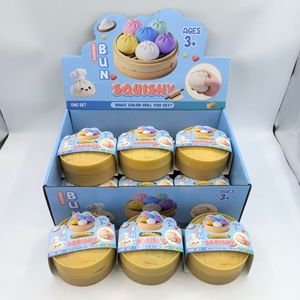 Pelotas Antiestrés Gigantes con Forma de Dumpling, Juguete Sensorial para Aliviar el Estrés, para Apretar y Estirar, TPR <span class=keywords><strong>Taba</strong></span> - Product Image 6