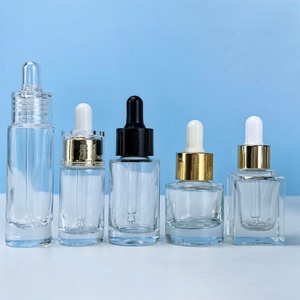 ขวดแก้วใสแบบหยดขนาด 15 มล. 30 มล. 20 มล. ขวดน้ำมันหอมระเหยขนาด 50 มล. 100 มล. - Product Image 1