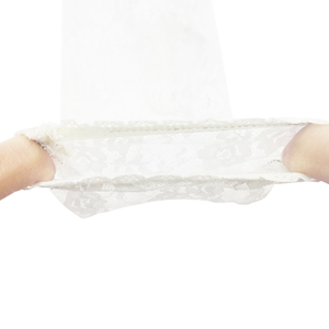 Mode dames blanc sexy <span class=keywords><strong>dentelle</strong></span> <span class=keywords><strong>longs</strong></span> <span class=keywords><strong>gants</strong></span> blanc robe de mariée <span class=keywords><strong>gants</strong></span> de mariée - Product Image 3