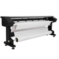 Plotter de impresión de inyección de tinta de tamaño A0 de 72 pulgadas Plotter de corte de doble cabezal Plotter de impresión de inyección de tinta de cuatro cabezales