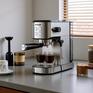 Cafetera Aeomjk Estándar <span class=keywords><strong>Americano</strong></span>, Semiautomática, Integrada, con Extracción de <span class=keywords><strong>Espresso</strong></span> y Vapor, Espumador de Leche, Modelo 5020 - Product Image 2