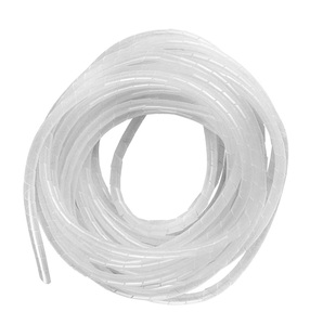Gaine de câble en spirale transparente/noire pour l'organisation des fils - Product Image 6