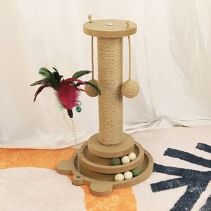 Cat Scratch Board Toy Verschleiß feste Sisal-Klauens äule ohne Krümel Self-Hi Anti-Boredom Vertikaler Katzen kletter Kratz baum kratzer - Product Image 5