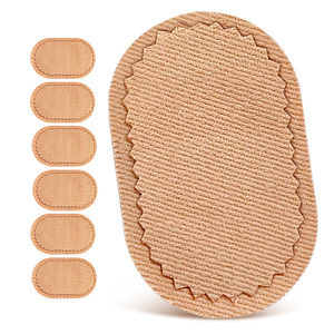 Protège-talons autocollants en coton à bords dentelés anti-frottement, <span class=keywords><strong>patch</strong></span> anti-ampoules, autocollant pour chaussures à talons hauts, usage quotidien, 6 pièces - Product Image 4