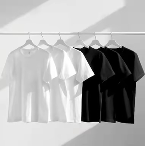 T-shirt vierge sans étiquette pour homme, 180 g/m², 100 % coton, qualité supérieure, vente en gros, directement de l'usine - Product Image 5