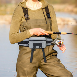 Bolsa de cintura para pesca, gran capacidad, impermeable, Tpu, multifuncional, para caña, carrete, línea de cebo, uso Unisex en exteriores - Product Image 1
