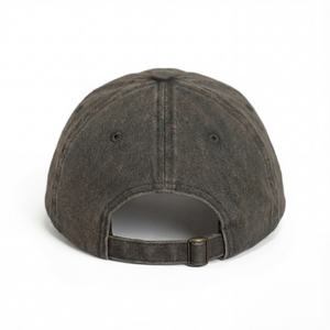 Casquettes de baseball personnalisées à 6 panneaux avec logo brodé, en coton lavé, non structurées, style « dad hat » - Product Image 5