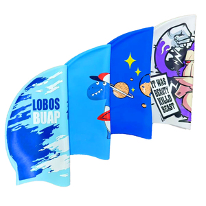 Fabrika OEM özelleştirilmiş yüksek elastikiyet Unisex yetişkin özel silikon yüzmek kap su sporları yüzme kap silikon - Product Image 4