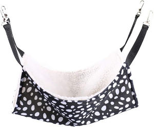 Commercio all'ingrosso a forma <span class=keywords><strong>di</strong></span> rettangolo in morbido <span class=keywords><strong>cotone</strong></span> Pet gabbia amaca peluche letto invernale per gatti e furetti con motivo a strisce Pet Sucker - Product Image 1