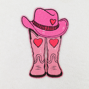 Parche Termoadhesivo con Lentejuelas y Diseño de Lazo de Amor, Personalizable con Letras y Eslogan, Tema de San Valentín, para Sudaderas - Product Image 3