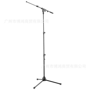 Soporte de micrófono K&M 25200-300-55, soporte de suelo negro para transmisión en vivo y captación de sonido - Product Image 5