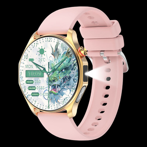 Montre connectée <span class=keywords><strong>U11</strong></span> Amoled 2026, 1,43 pouces, étanche IP68, tracker d'activité avec lampe de poche, boîtier fin, écran 2.5D, 128 Mo, appels Bluetooth - Product Image 1