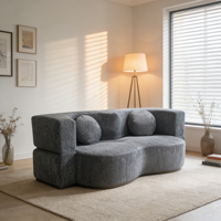 Lit de repos de bureau entièrement inclinable avec repose-pieds amovible, léger, sans cadre, entièrement rembourré, pliable rapidement, résistant aux taches, Park