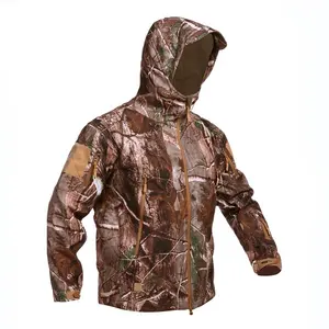 Sturdyarmor Outdoor Waterproof Camouflaged Uniform Sport Winter Camouflage Hunting Clothes Tactical Jacket For Men