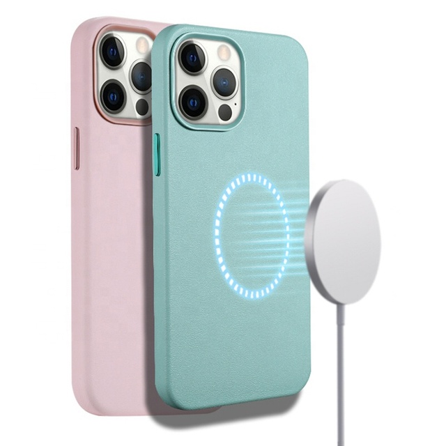 PU Leather With Strong Magnetic Phone Case for iPhone 11 12 13 14 15 16 XR XS Max Leather Phone Cover Customizable Colors
