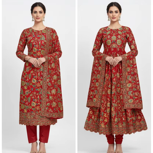 Tela de Seda Dola de Lujo Premium con Bordado Intrincado de Lentejuelas en Toda la Superficie, Tela de Seda Dola de Lujo Premium - Product Image 1