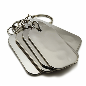 סין נעשה אלומיניום מותאם אישית אלומיניום תליון אלומיניום מותאם אישית תג כלב נירוסטה - Product Image 6