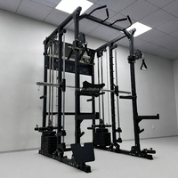 Machine de musculation Zoshine Home Gym Smith - Équipement multifonctionnel en métal pour les exercices de pectoraux, jambes, dos et bras