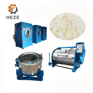 Sheep wool processing drying machinery production line/industrial washing machine wool cleaning machine