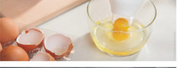 Séparateur d'oeufs Séparateur blanc de mélange d'oeufs en silicone de qualité alimentaire sans Bpa