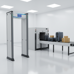 Yüksek Performanslı Paslanmaz Çelik Geçiş Tipi <span class=keywords><strong>Metal</strong></span> Dedektörü 30kHz Çalışma Frekansı 10/29 İnç Ekran Mobil Ekran - Product Image 1