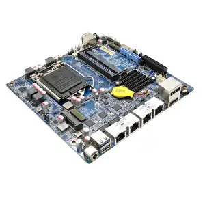 4イーサネットミニItxマザーボードLGA1151V2ソケット4ギガビットRJ45LANポートミニItxボード