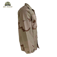 Uniforme tactique de camouflage désertique BDU Rip-Stop unisexe en polyester/coton pour utilisation en extérieur