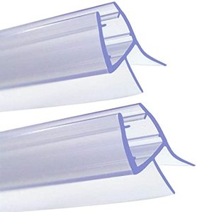 Bande d'étanchéité pour <span class=keywords><strong>porte</strong></span> en verre, bande coupe-vent pour joint de <span class=keywords><strong>porte</strong></span>, bande en forme de H sans cadre pour <span class=keywords><strong>porte</strong></span> de balcon, fenêtre, salle de bain, bande étanche - Product Image 1