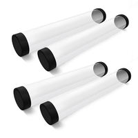 Tapis de Mahjong de Luxe Moderne pour 4 Joueurs 85cm*10cm*1mm avec Tube de Rangement Transparent Pliable Durable Léger Portable