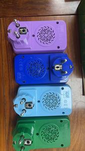 Quran Player Plastic <b>Bluetooth</b> <b>Speaker</b> Touch Control Display 24H Islamic Design Blue White Color - Product Image 2