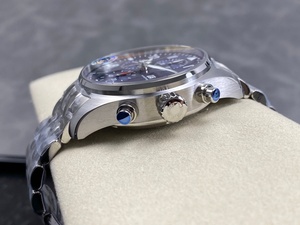 Reloj Mecánico de Lujo de Súper Calidad 41mm APS Factory Cal. Reloj de Piloto Multifuncional Cronógrafo Azul con Movimiento 69385 IW388102 - Product Image 4