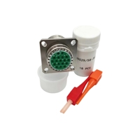 D38999/20FD18PN D38999 Circular Connector 19 Pin Metal Shell Threaded Coupling for Railway Signaling