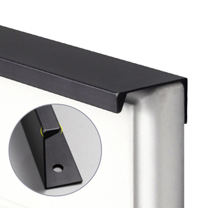 Modern Cina Sederhana aluminium Aloi pegangan mebel 128mm untuk lemari kamar tidur gudang ruang tamu Hotel - Product Image 2