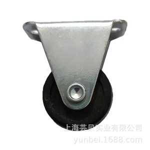 Furniture Caster Zinc Alloy Rubber <b>Wheel</b> Plate Mount Durable Minimalist Design - Product Image 5