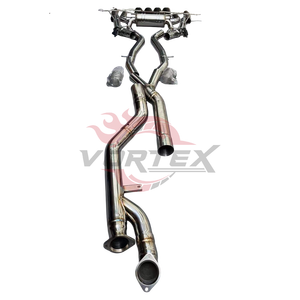 Système d'échappement Catback à soupapes en alliage de titane Vortex Grade 5 pour M2 G87 3.0T, finition bleu brûlé, haute performance, soudé TIG - Product Image 3