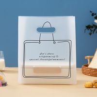 Sacs en plastique personnalisés réutilisables et durables en PE avec impression en gravure pour l'emballage de vêtements, le stockage de cadeaux, l'affichage, caractéristiques des sacs découpés