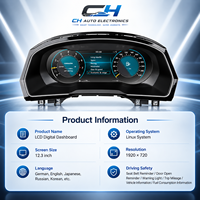 Pour VW Passat B8 CC 2017-2023 : Tableau de bord numérique pour voiture, jauges de tableau de bord, compteur de vitesse, remplacement Plug and Play