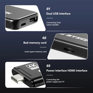 M8Pro 4K Ultra HD Wireless Game Stick <b>Mini</b> <b>TV</b> Console Plug And Play Retro Video Dongle With Two Dual Rocker Gamepads Wholesale - Product Image 6