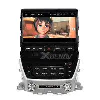Android 10.0 dokunmatik ekran araç DVD oynatıcı oynatıcı GPS navigasyon TOYOTA Land Cruiser için LC200 2007-2021 10 inç ekran ile DVD