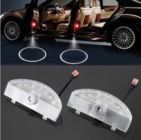 Venta al por mayor de fábrica: Luz de bienvenida LED para coche MITSUBISHI Pajero, luz de sombra fantasma, luz de puerta con logo de coche