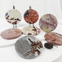 Vente en gros de pierres énergétiques de guérison et de méditation Gaufrette de jaspe pour cadeau ou décoration intérieure