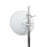 QTECH QT-5158-30 2.4GHz 5.8GHz 33dBi Double polarisation 5.5 Beamwidth Extérieur 3 pieds 600mm 32dB Communication VSWR 1.5 WiFi 2x