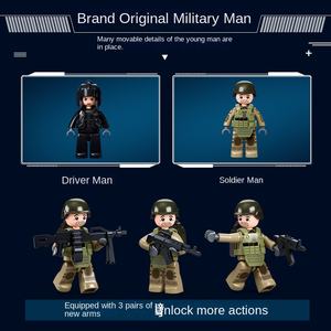 SLUBAN T80 Modèle Militaire <span class=keywords><strong>Char</strong></span> de Combat Principal Blocs de Construction Jouets Éducatifs pour Hommes et Femmes à partir de 5 Ans Matériel Plastique - Product Image 6