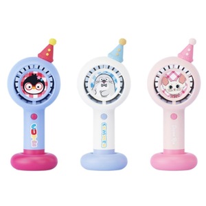 Mini ventilateur portable <span class=keywords><strong>de</strong></span> dessin animé, rechargeable, pour bureau, moteur sans balais, autonomie <span class=keywords><strong>de</strong></span> 3 heures - Logo personnalisable, vente en gros disponible - Product Image 5