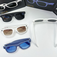 Lunettes de soleil Bluetooth à prix réduit, très vendues, avec IA intelligente ChatGPT, 3 lentilles, contrôle par application, caméra pour Apple et Samsung
